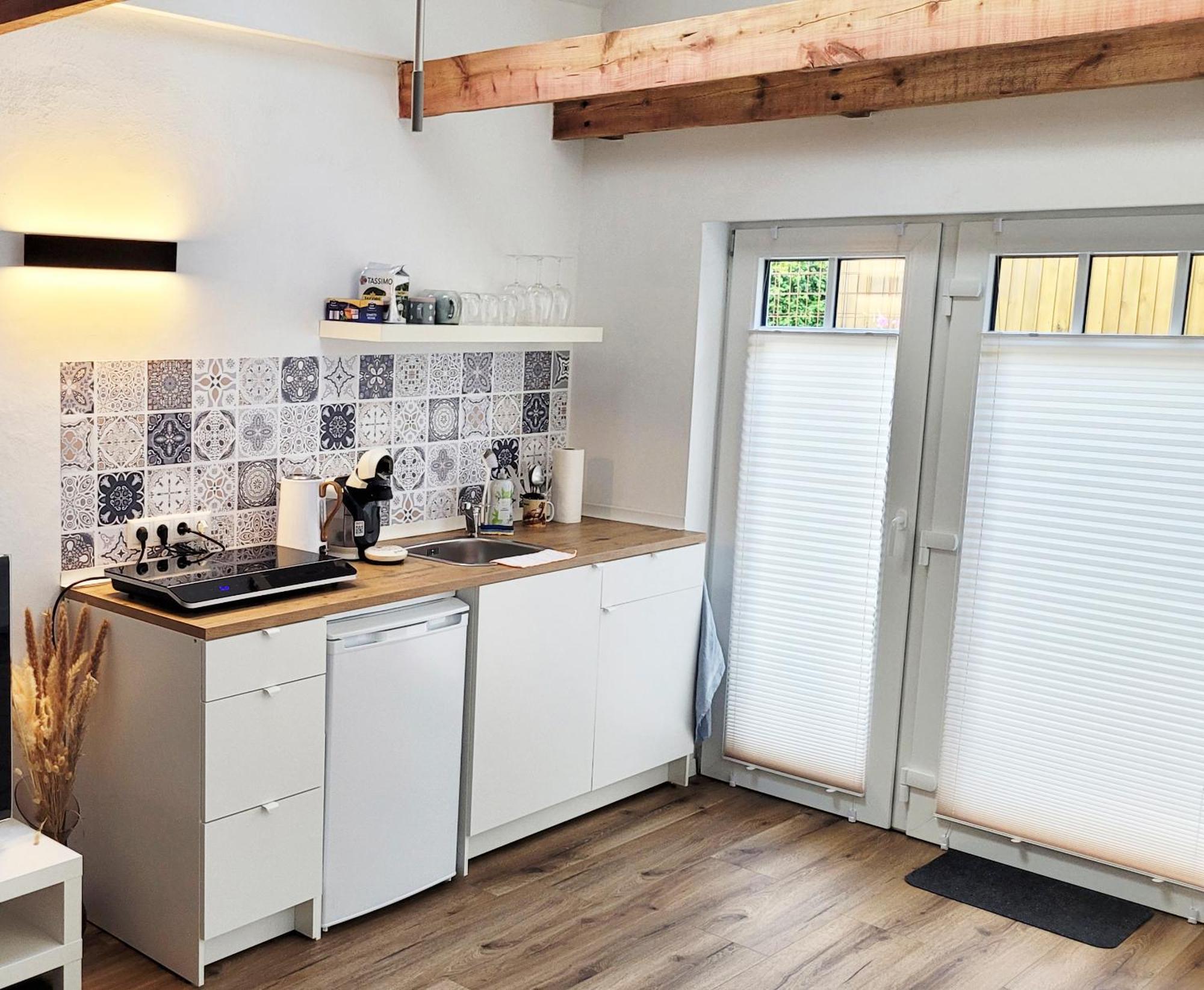 Modernes 1-Zimmer-Apartment Mit Galerie-Schlafkoje Im Skandinavischen Stil Ostenfeld  Exteriér fotografie