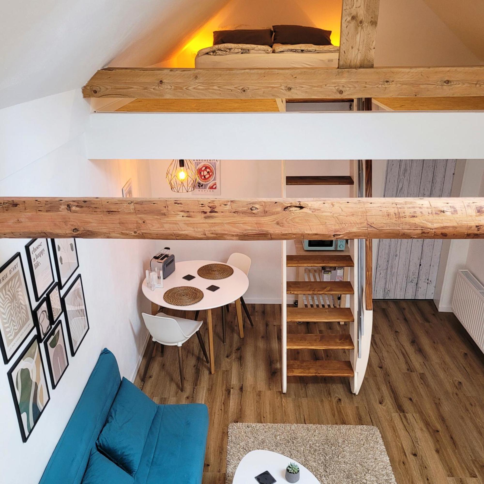 Modernes 1-Zimmer-Apartment Mit Galerie-Schlafkoje Im Skandinavischen Stil Ostenfeld  Exteriér fotografie